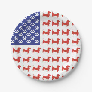 Patriotic Dachshunds Papieren Bordje