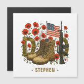 Patriotic Dad - Amerikaanse vlag met gevechtsschoe (Voorkant / Achterkant)