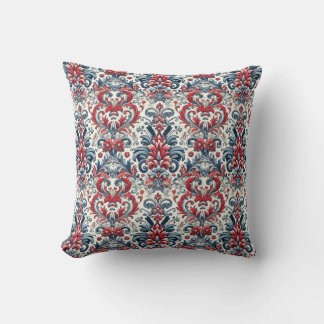 Patriotic Damask Kussen