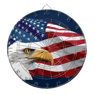 Patriotic Dart Board Dartbord