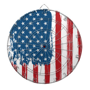 Patriotic Dart Board Dartbord