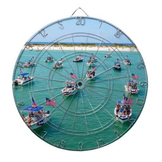 Patriotic Dart board vaarthema Dartbord (Voorkant)