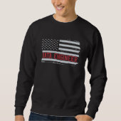 Patriotic Data Engineer USA Flag Scientist Informa Trui (Voorkant)