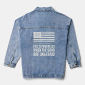 Patriotic Denim Jacket Design (Achterkant)