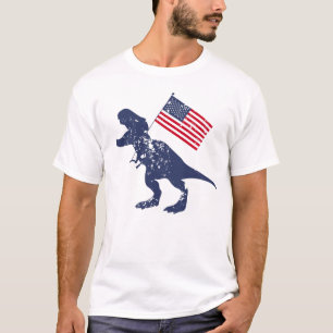 Patriotic Dinosaur American USA, 4 juli Shirt