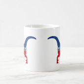 Patriotic Dinosaur Koffiemok (Center)