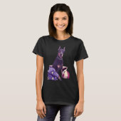 Patriotic Doberman 517 T-shirt (Voorkant volledig)