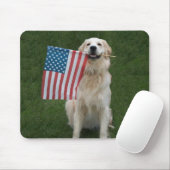 Patriotic Dog Muismat (Met muis)