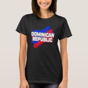 Patriotic Dominicana Pride  Dominicaanse Repub T-shirt