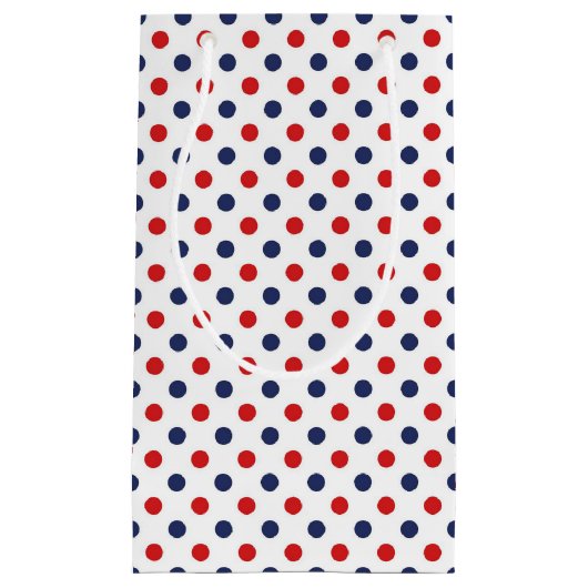 Patriotic Dots Gift Bag Klein Cadeauzakje (Voorkant)