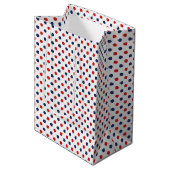 Patriotic Dots Gift Bag Medium Cadeauzakje (Voorkant Gekanteld)