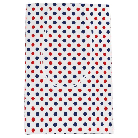 Patriotic Dots Gift Bag Medium Cadeauzakje (Voorkant)
