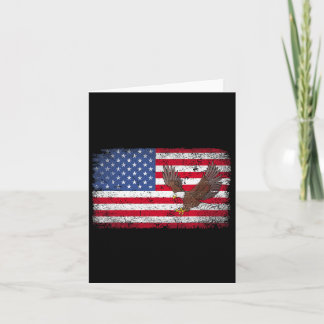 Patriotic Eagle 4 juli Amerikaanse vlag Mannen Kaart