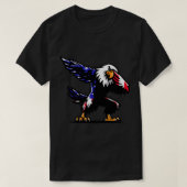 Patriotic Eagle 4th of July Verenigde Staten Vieri T-shirt (Design voorkant)