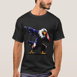 Patriotic Eagle 4th of July Verenigde Staten Vieri T-shirt