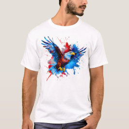 Patriotic Eagle American 4 juli T-shirt