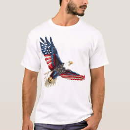 Patriotic Eagle Amerikaanse vlag T-shirt
