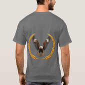 Patriotic Eagle Art | Amerikaans Vrijheidsontwerp T-shirt (Achterkant)