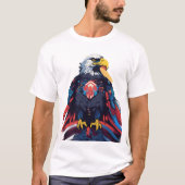 Patriotic Eagle Art T-shirt (Voorkant)
