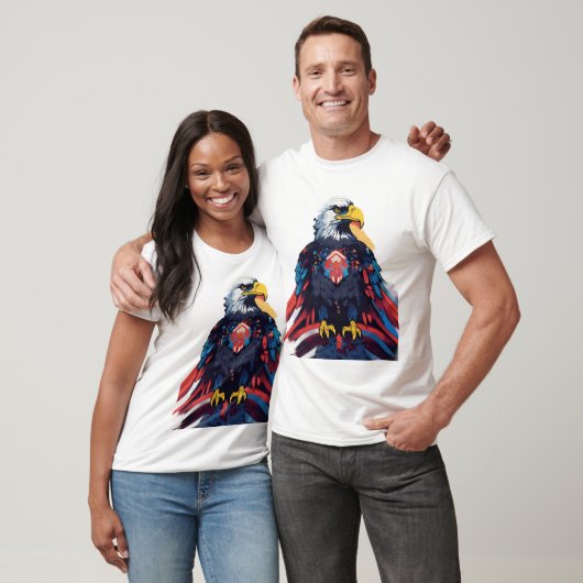 Patriotic Eagle Art T-shirt (Unisex)