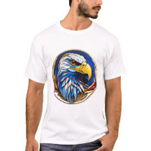 Patriotic Eagle Emblem Design,