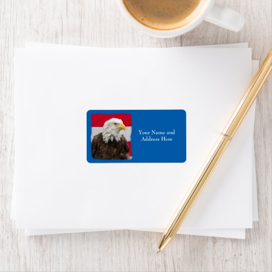 Patriotic Eagle Etiket (Insitu)
