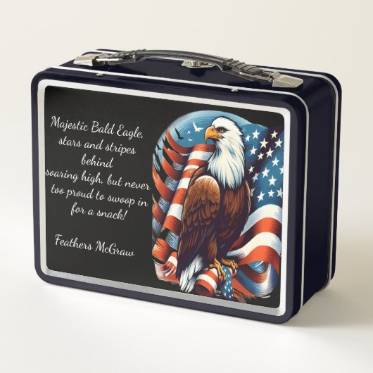 Patriotic Eagle Feast: Swooping voor snacks (Achterkant)