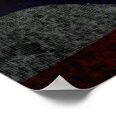 Patriotic Eagle & Flag Poster (Hoek)