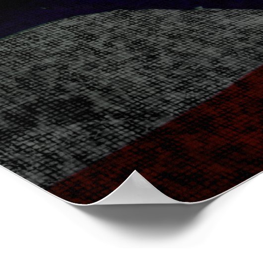 Patriotic Eagle & Flag Poster (Hoek)