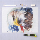 Patriotic Eagle Flag Tissue Paper Tissuepapier (Craft)
