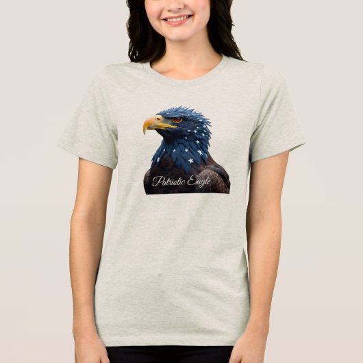 Patriotic Eagle girl t-shirt (Voorkant)