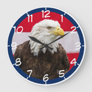 Patriotic Eagle Grote Klok