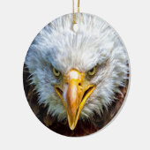 Patriotic Eagle Keramisch Ornament (Links)