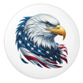 Patriotic Eagle keramische knop (Voorkant)