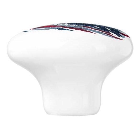 Patriotic Eagle keramische knop (Zijkant)