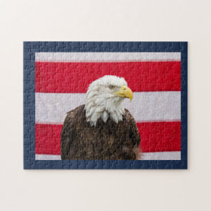 Patriotic Eagle Legpuzzel