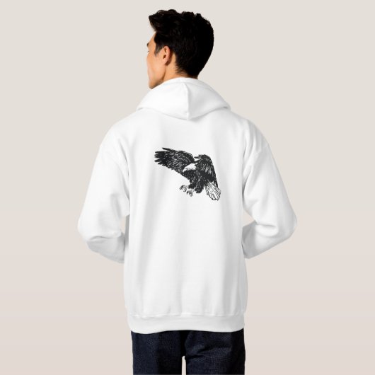 Patriotic Eagle Mark Elsen Hoodie (Achterkant volledig)