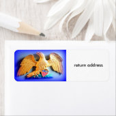 Patriotic Eagle retouradreslabels Etiket (Insitu)