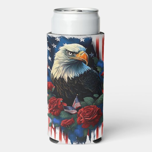 Patriotic Eagle Seltzer Blikjeskoeler (Seltzer Achterkant)
