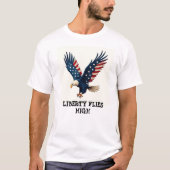 Patriotic Eagle -  Shirt van 4 juli (Voorkant)