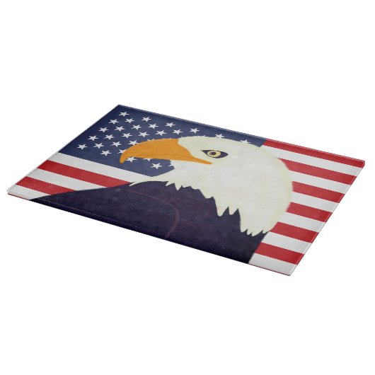 Patriotic Eagle Snijplank (Hoek)
