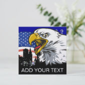 Patriotic Eagle - SRF Kaart (Staand voorkant)