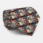 Patriotic Eagle-Stropdas Stropdas (Opgerold)