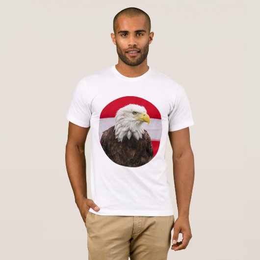 Patriotic Eagle T-shirt (Voorkant volledig)