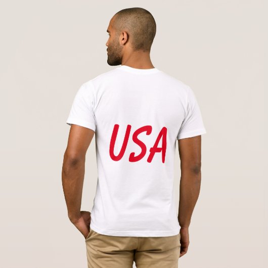Patriotic Eagle T-shirt (Achterkant volledig)