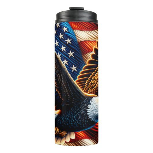 Patriotic Eagle Thermal Tumbler Thermosbeker (Voorkant)