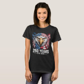 Patriotic Eagle USA 250th Anniversary T-Shirt 1776 (Voorkant volledig)