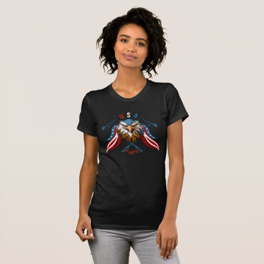 *Patriotic Eagle USA FAFO Avengers T-shirt (Voorkant volledig)