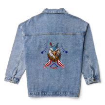 *Patriotic Eagle USA FAFO Denim Jacket