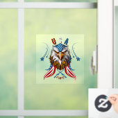*Patriotic Eagle USA FAFO Raamsticker (Huis)